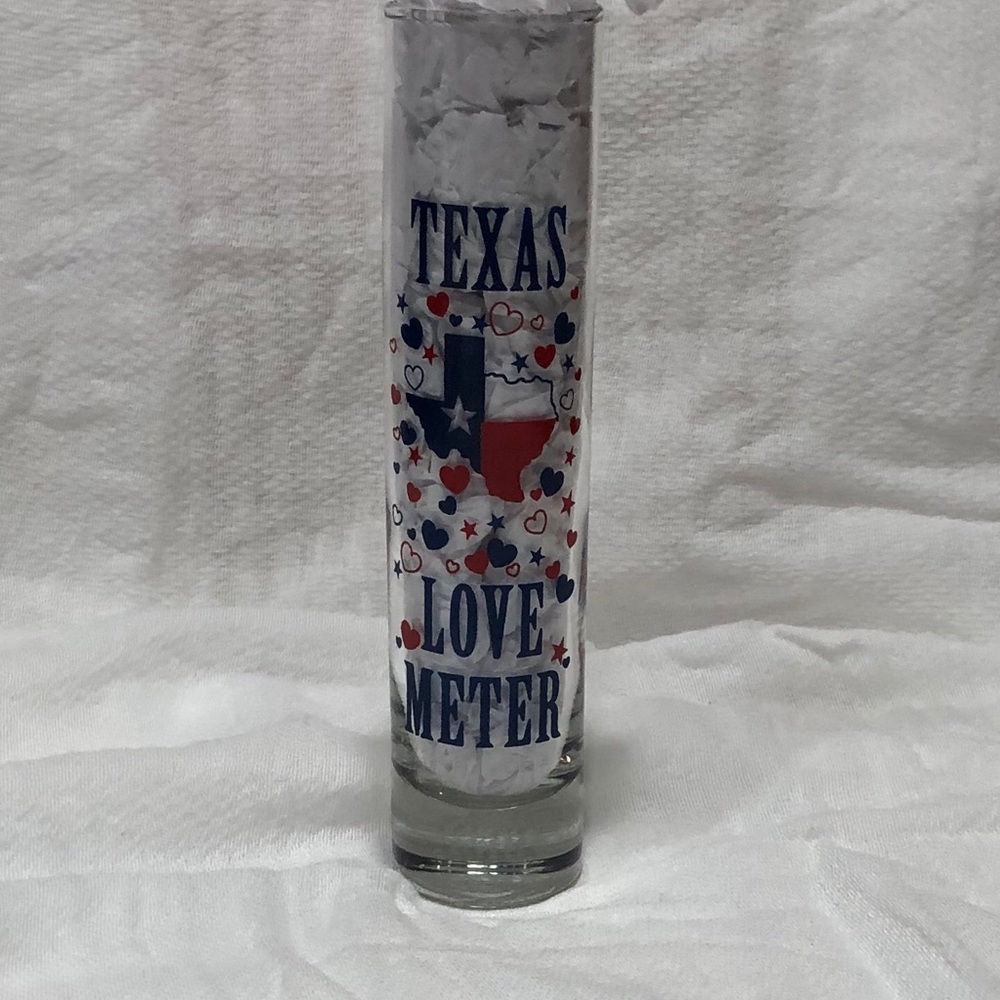 JAS “Texas Love Meter” Tall Glass